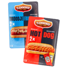 Flemming hotdog of broodje frikandel